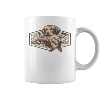 Retro Old Camo Duck Hunting Lab Dog Labrador Southern Boy Coffee Mug - Thegiftio