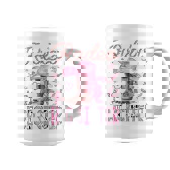 Rodeo Big Sister Pink Cowgirl Coquette Boots Birthday Girl Coffee Mug - Monsterry