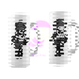 Roller Derby Panda Jammer – Cute & Fierce Purple Skater Tank Top Coffee Mug | Mazezy