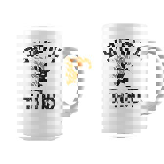 Safety Third Running Man Fire Stick Figure Running Coffee Mug | Seseable UK