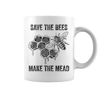 Save The Bees Make The Mead Homebrew Mead Maker Coffee Mug - Thegiftio UK