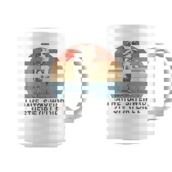 I Have To Say Weird Stuff Or I'll Die Humor Frog Meme Retro Coffee Mug | Mazezy