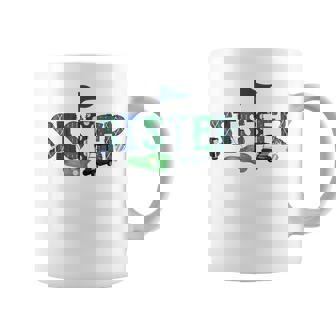 Sister Of The Birthday Boy Hole In One Golf Sport Matching Coffee Mug | Mazezy