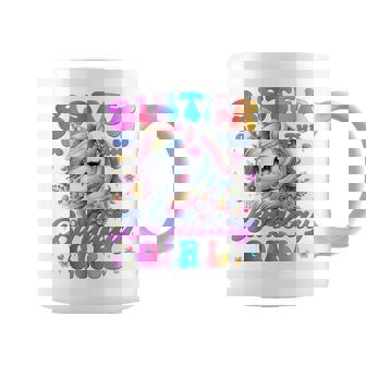 Sister Of The Birthday Girl Unicorn Flower Family Matching Coffee Mug | Seseable UK