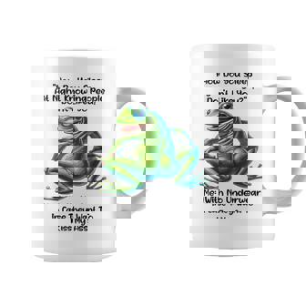 How Do You Sleep At Night Knowing People Don't Like You Frog Coffee Mug | Seseable FR