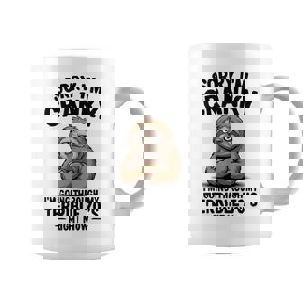 Sorry I'm Cranky Terrible 70'S Sloth Retro Coffee Mug | Seseable FR