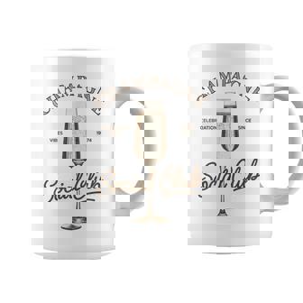 Sparkling Champagne Social Club For A Champagne Drinker Coffee Mug - Monsterry