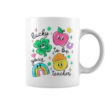 St Patrick's Day Lucky To Be Your Teacher Coffee Mug | Mazezy