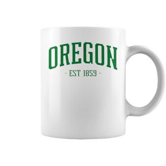 State Of Oregon Est 1859 Pride Classic Oregon Coffee Mug | Seseable CA