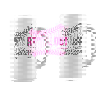 Strike Out Cancer Baseball Softball Breast Cancer Awareness Coffee Mug | Mazezy