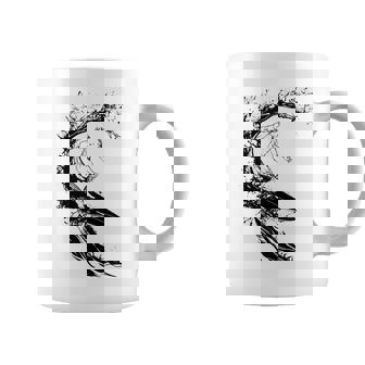 Surfista Dibujando Tabla Deurf Taza de café - Regaloses