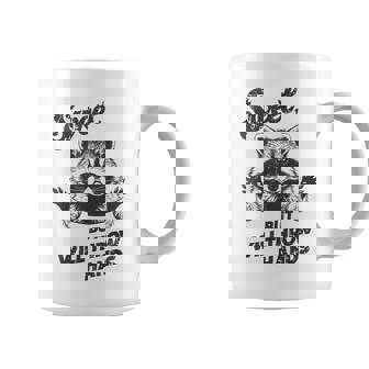 Sweet But Will Throw Hands Cute Raccoon Animal Coffee Mug | Mazezy