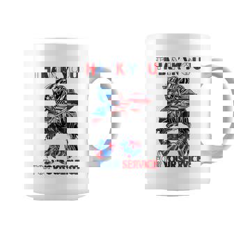 Thank You For Your Services Patriotic Veterans Day Women Coffee Mug - Monsterry