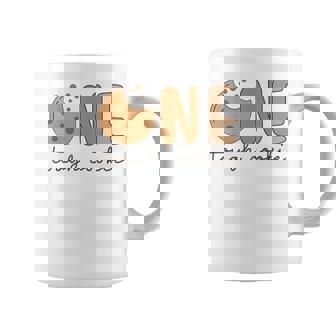 Tough One Cookies And Milk 1St Birthday Boy Family Party Coffee Mug | Seseable FR