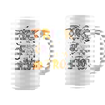 Trick Or Trot Halloween Pumpkin Ghost Horse Coffee Mug - Monsterry
