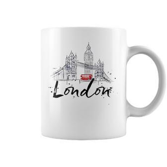 Uk British Retro Vintage London England Souvenir Coffee Mug | Mazezy