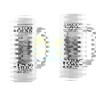 Never Underestimate An Old Man Who Goes Fishing In His 80S Coffee Mug | Mazezy