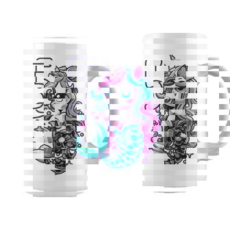 Unicorn Mermaid 5Th Birthday 5 Year Old Party Girls Outfit Coffee Mug - Thegiftio