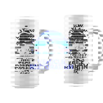 Vehicle Restorer Car Truck Restoration Retro Graphic Coffee Mug | Mazezy