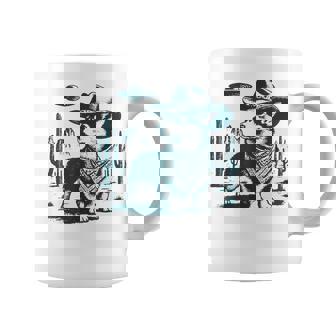 Vintage Corgi Ufo Corgi Cowboy With Ufo Western Dog Coffee Mug - Thegiftio