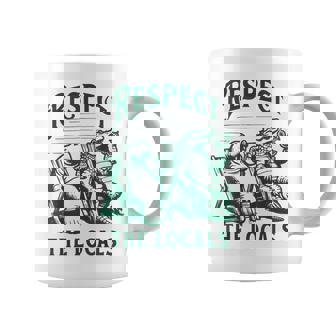 Vintage Florida Respect The Locals Nature Mana Crocodile Coffee Mug | Seseable UK