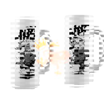 Vintage No Kings In America Eagle Kicking Crown Coffee Mug | Mazezy