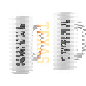Vintage Texas Varsity Print Collegiate Style Coffee Mug - Monsterry