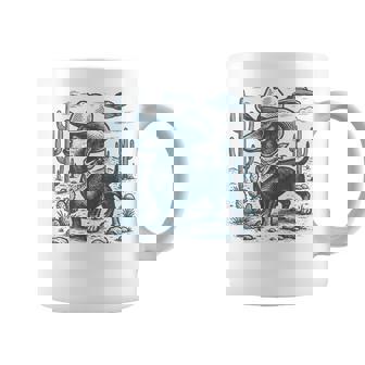 Vintage Western Dachshund Cowboy Ufo Wiener Dog Doxie Coffee Mug | Seseable UK