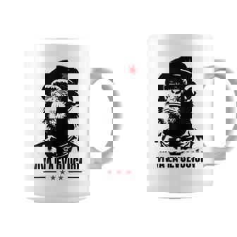 Viva La Evolucion Chimpancé Revolucionario Mono Divertido Taza de café - Regaloses