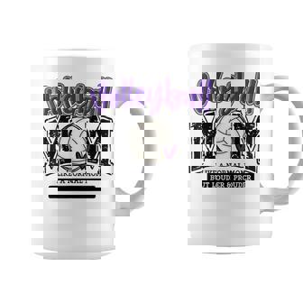Volleyball Mom Purple Game Day Mama Daughter Family Team Coffee Mug - Thegiftio