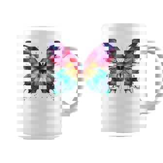 Watercolor Butterfly Graphic Women Coffee Mug - Monsterry