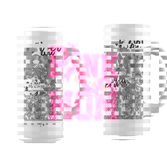 I Wear Pink For My Mom Breast Cancer Awareness Girls Coffee Mug - Monsterry