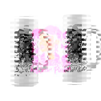 We Wear Pink In October Black Breast Cancer Butterfly Coffee Mug | Mazezy