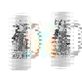 Wildlife Safari Animal Giraffe Elephant Tiger Lion Zoo Crew Coffee Mug | Mazezy