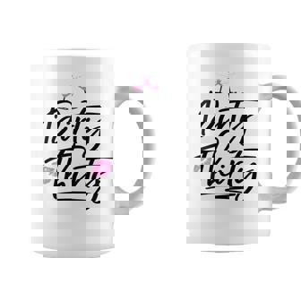Womens Dirty Thirty 30th Birthday Cheer Martinis With Lips Coffee Mug | Mazezy
