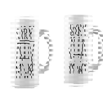 Shorty My Way Swing Set Drawing Mother And Mom 90s Coffee Mug | Mazezy