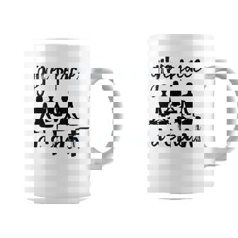 Yoga Kirtan Chant Peace Love World TShirts For Men And Women Coffee Mug | Mazezy