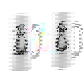 ちょっと可愛い赤ちゃんペンギンの鳥とハートのペンギン。 コーヒーマグ - Kawaiitshirt