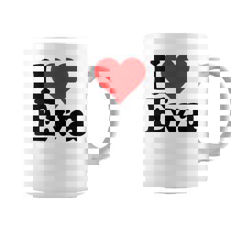 アイ・ラブ・ハート・エヴァ コーヒーマグ - Kawaiitshirt