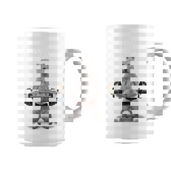 ウェイトリフティング 筋トレ バーベル やる気がないなら家に帰れ 白熊 しろくま コーヒーマグ - Kawaiitshirt