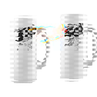 ウクライナの少女がウクライナの平和を支援 コーヒーマグ - Kawaiitshirt