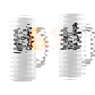 オレンジのおもちゃで悲しい猿のパンチ コーヒーマグ - Kawaiitshirt