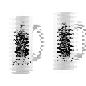 ガネーシュtシャツ サンスクリット語 ガネーシャマントラ コーヒーマグ - Kawaiitshirt