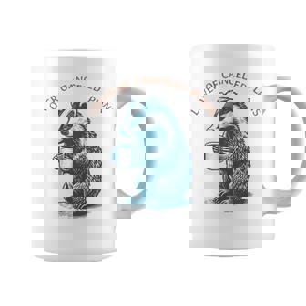 キャンセルされた計画の恋人 コーヒーを飲むアナグマ 長袖tシャツ コーヒーマグ - Kawaiitshirt