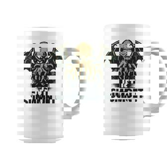 クトゥルフ、ただ召喚するだけ、面白い宇宙ホラークトゥルフカルト。 長袖tシャツ コーヒーマグ - Kawaiitshirt