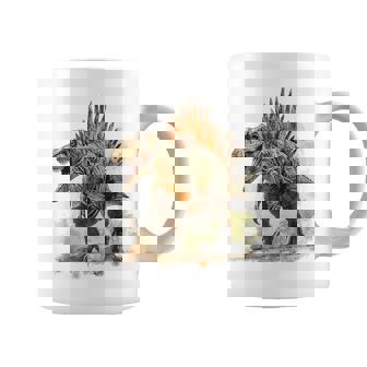 スピノサウルス 恐竜モチーフ イラスト スピノサウルス コーヒーマグ - Kawaiitshirt