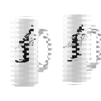 トランペット奏者猫 コーヒーマグ - Kawaiitshirt