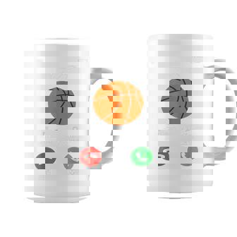 バスケットボール、着信、おもしろ、おもしろ服、バスケットボール、ギフト、メンズ、おもしろグッズ、バスケットボール部、ウケ コーヒーマグ - Kawaiitshirt