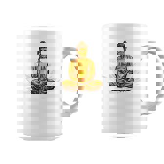 ブッダ 国際ヨガデー バックプリント コーヒーマグ - Kawaiitshirt