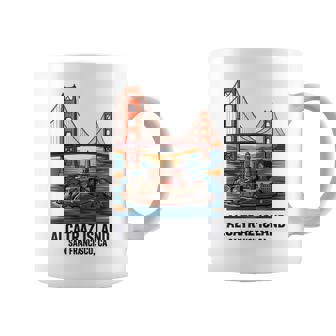 ヴィンテージ アルカトラズ島 サンフランシスコ ゴールデンゲート ベイエリア コーヒーマグ - Kawaiitshirt